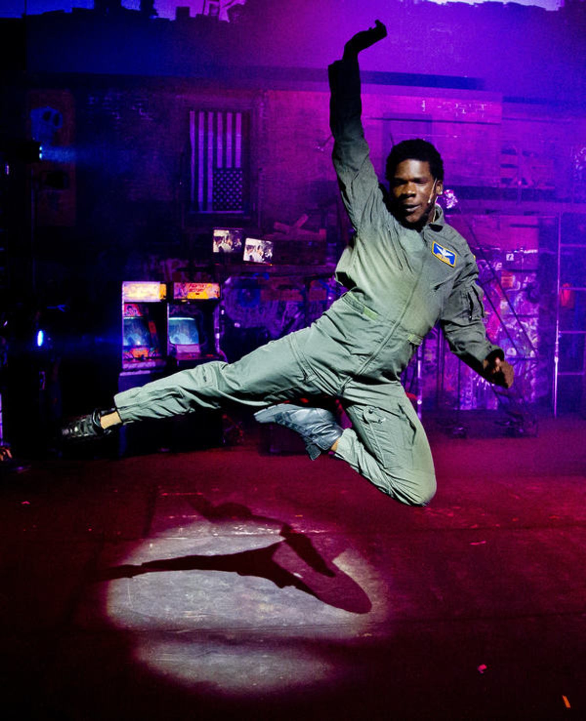 Scenes from American Idiot at Milburn Stone Theater (photo by Scott Serio) at 