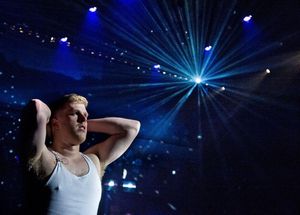 Scenes from American Idiot at Milburn Stone Theater (photo by Scott Serio) Photo