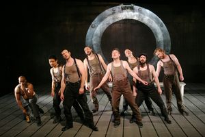 The men rock with the ship. Hailé D’Alan, Andres Paul Ramacho, Jeremiah O’Brian, Anthony Rutowicz, Dennis Gersten, Benjamin Davies, Joseph Gilbert, Paul Stanko Photo by Enci Box @ BroadwayWorld The men rock with the ship. Hailé D’Alan, Andres Paul Ramacho, Jeremiah Oâ Photo