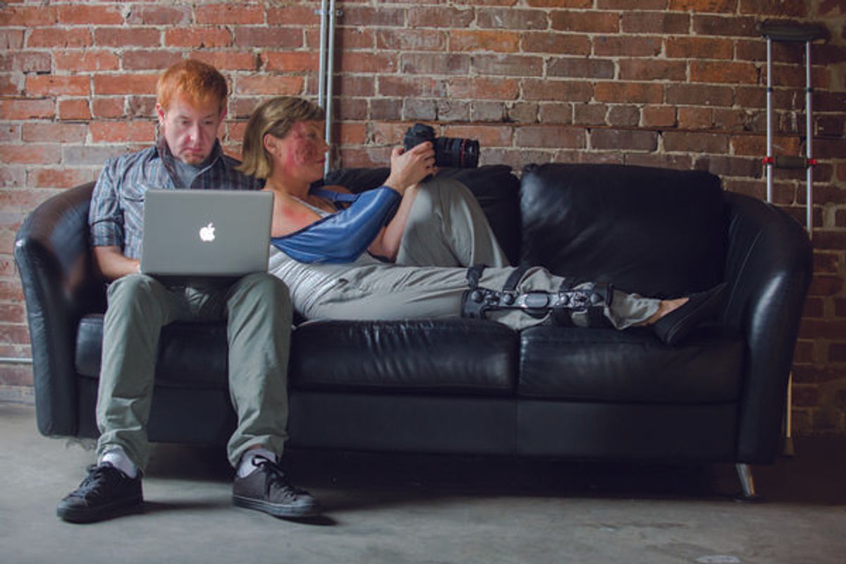 David M. Jenkins (James) and Joanna Sycz (Sarah) at 