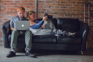 David M. Jenkins (James) and Joanna Sycz (Sarah) Photo