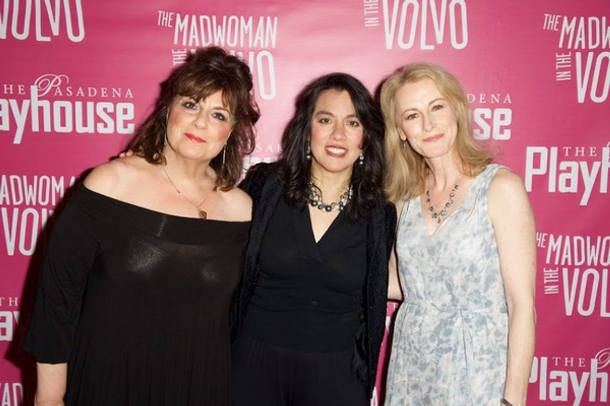  Caroline Aaron, Sandra Tsing Loh and Shannon Holt at 