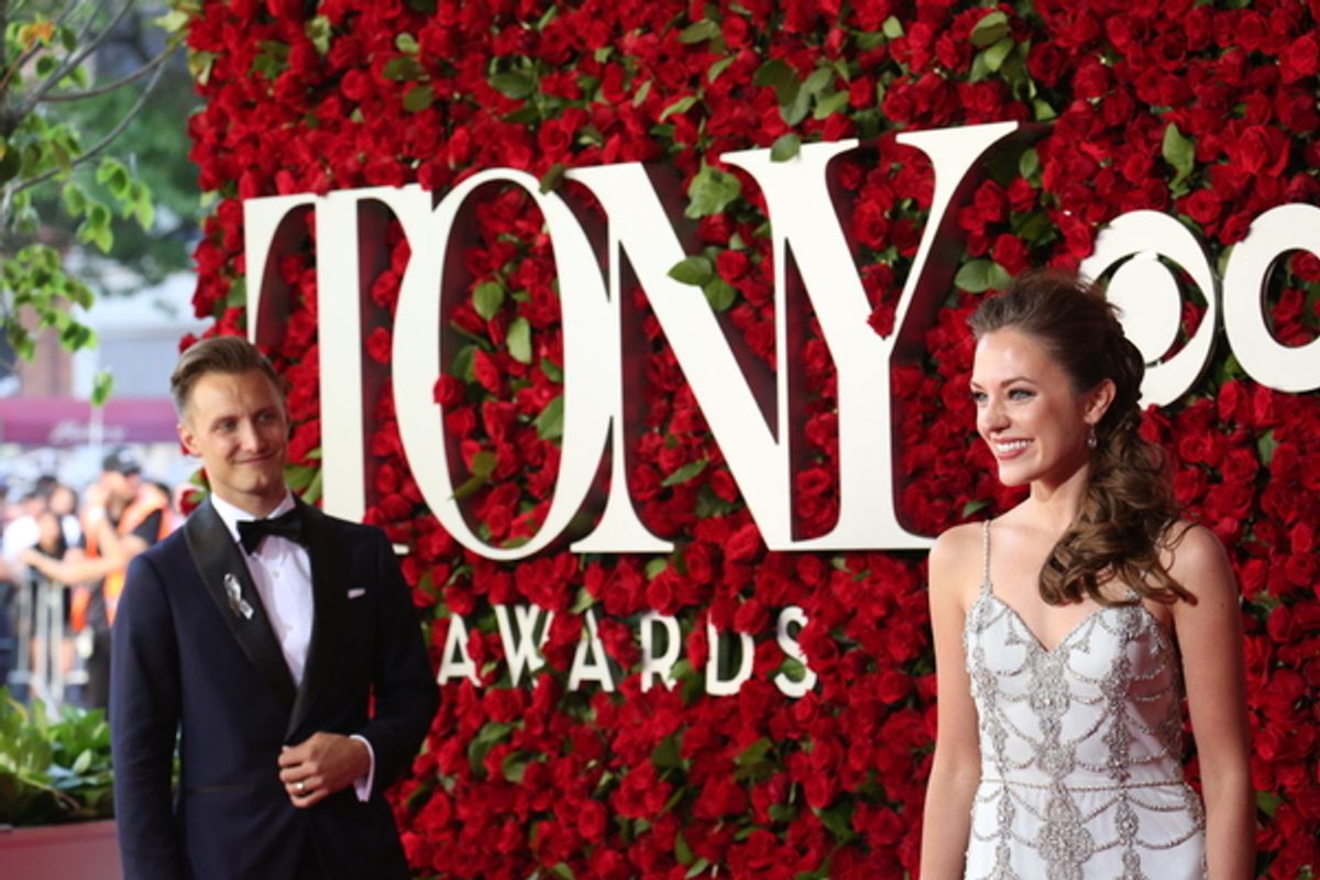 Nathan Johnson and Laura Osnes at 