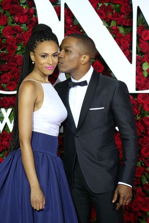 Nicolette Robinson and Leslie Odom Jr. @ BroadwayWorld Nicolette Robinson and Leslie Odom Jr. Photo