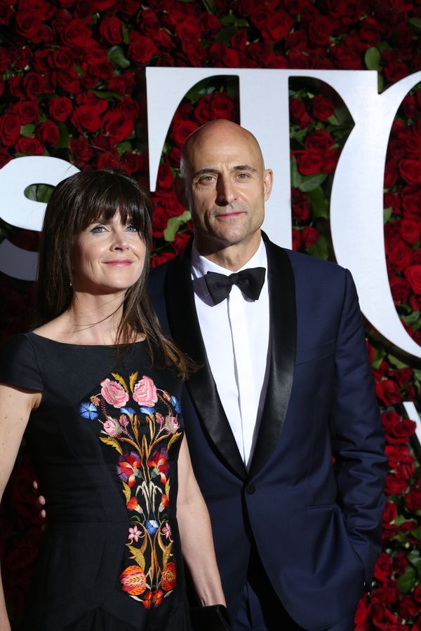 Liza Marshall (L) and Mark Strong  Photo