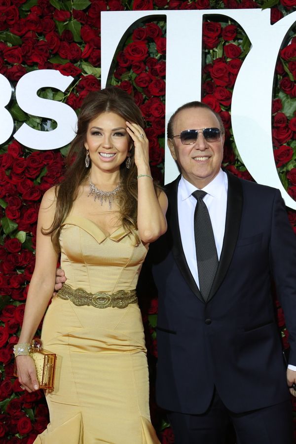 Thalia and Tommy Mottola Photo