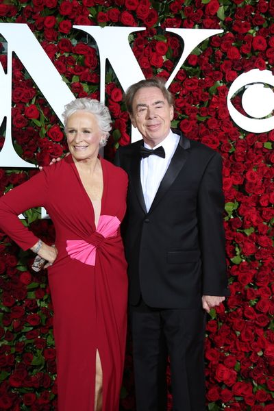 Glenn Close and Andrew Lloyd Webber Photo