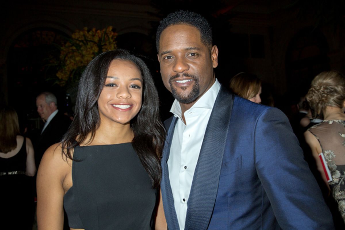 Brielle Underwood, Blair Underwood at 