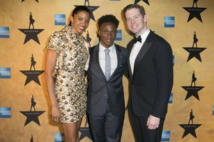 Renee Elise Goldsberry, Gregory Haney and Rory O'Malley Photo