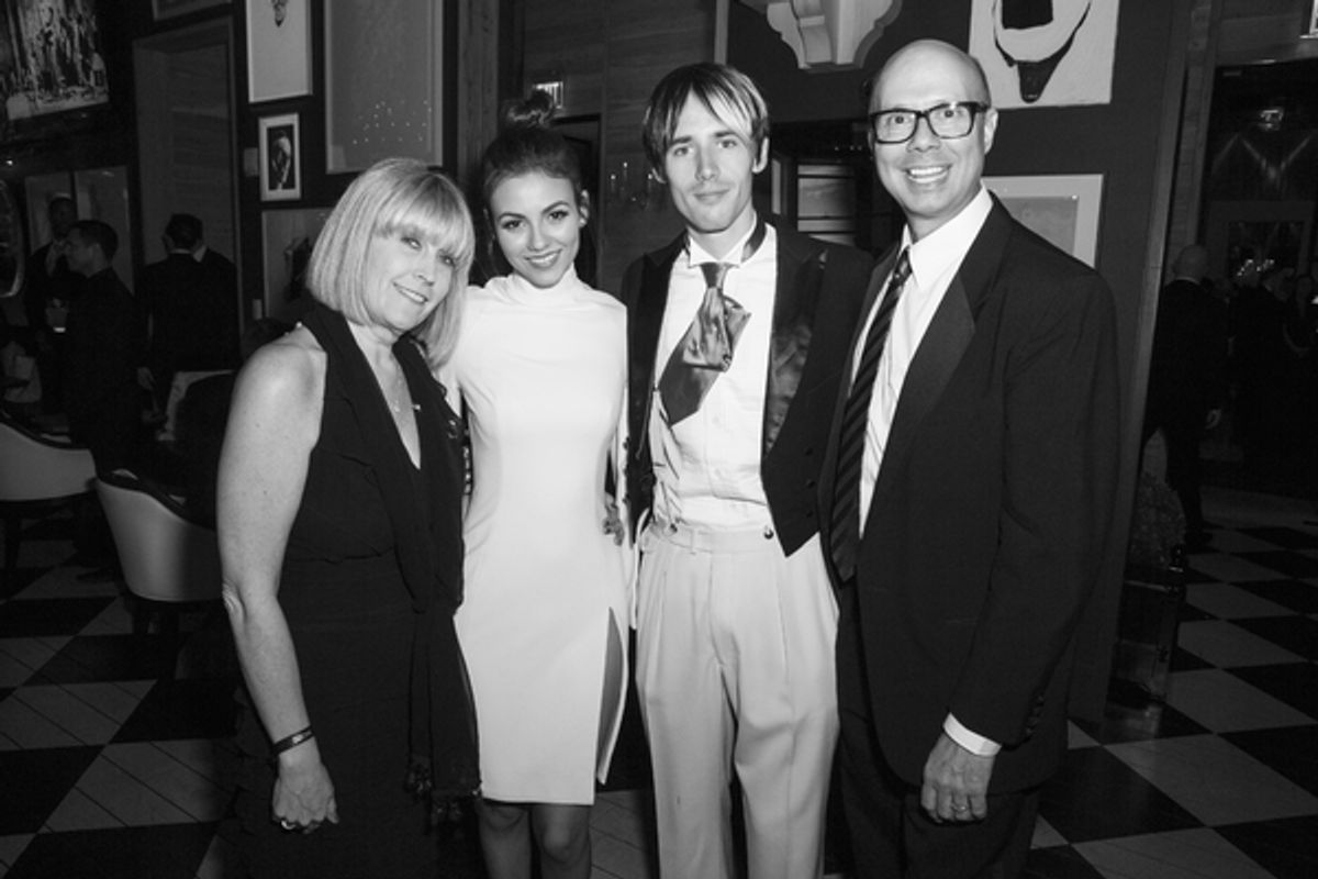 Victoria Justice, Reeve Carney and Richie Ridge at 