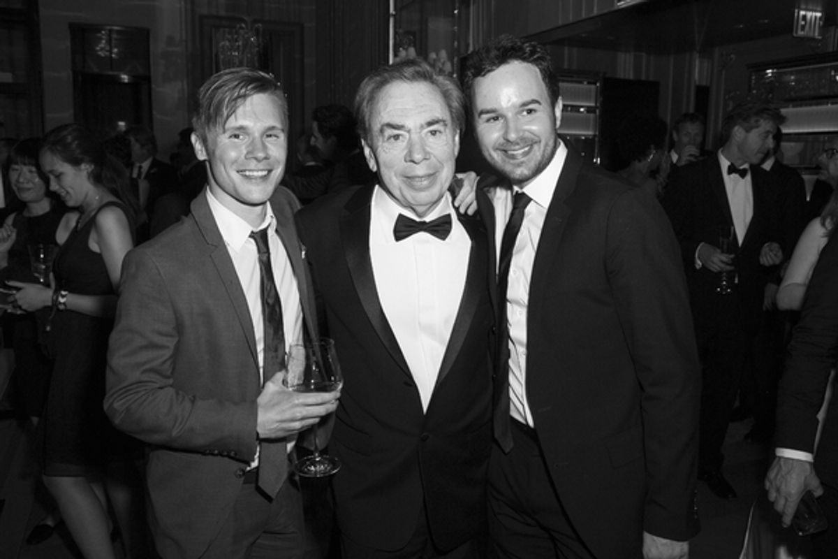 Seth Sikes and Andrew Lloyd Weber at 