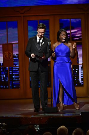 Sean Hayes and Uzo Aduba @ BroadwayWorld Sean Hayes and Uzo Aduba Photo
