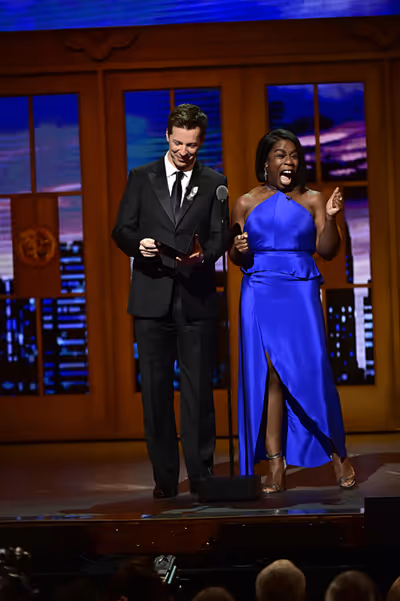 Sean Hayes and Uzo Aduba Photo