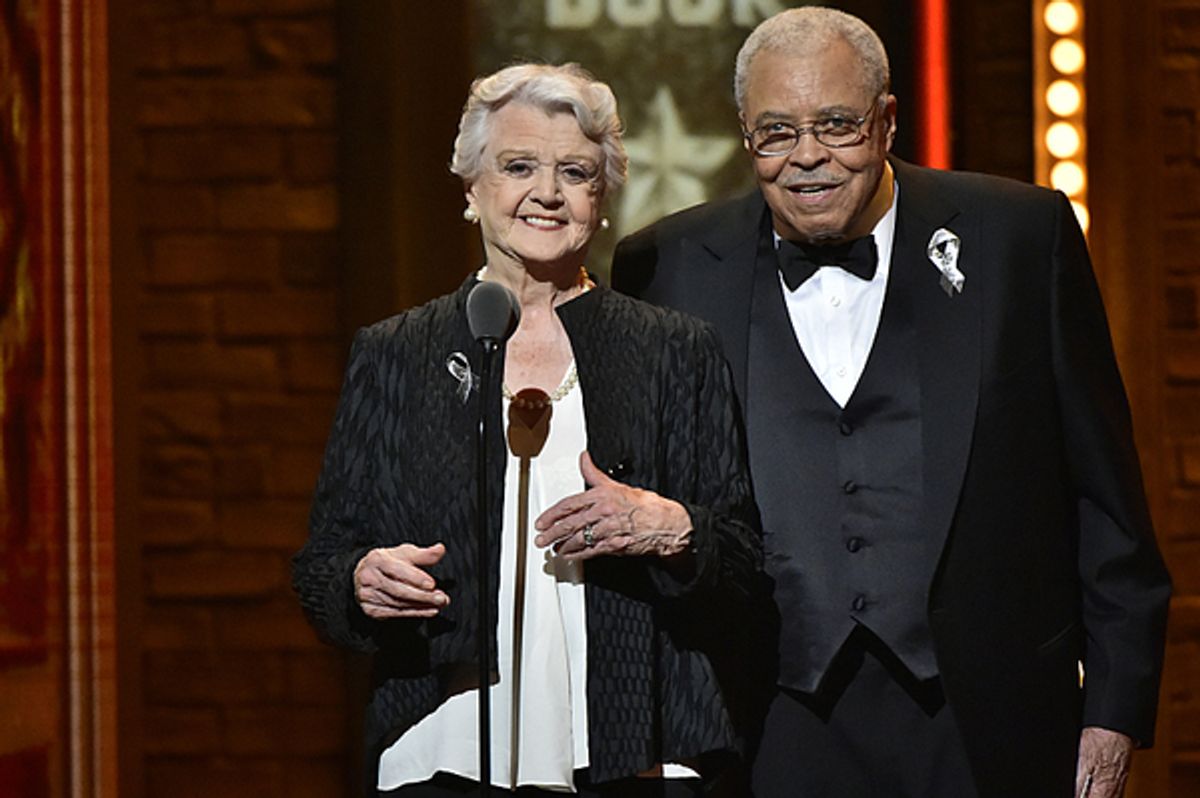 Angela Lansbury and James Earl Jones at 
