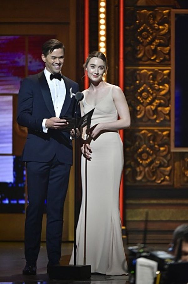 Andrew Rannells, Saoirse Ronan Photo