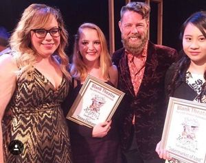 Kirsten Vangsness, Sarah Steuer, Daniel Henning and Cassandra Hsiao @ BroadwayWorld Kirsten Vangsness, Sarah Steuer, Daniel Henning and Cassandra Hsiao Photo