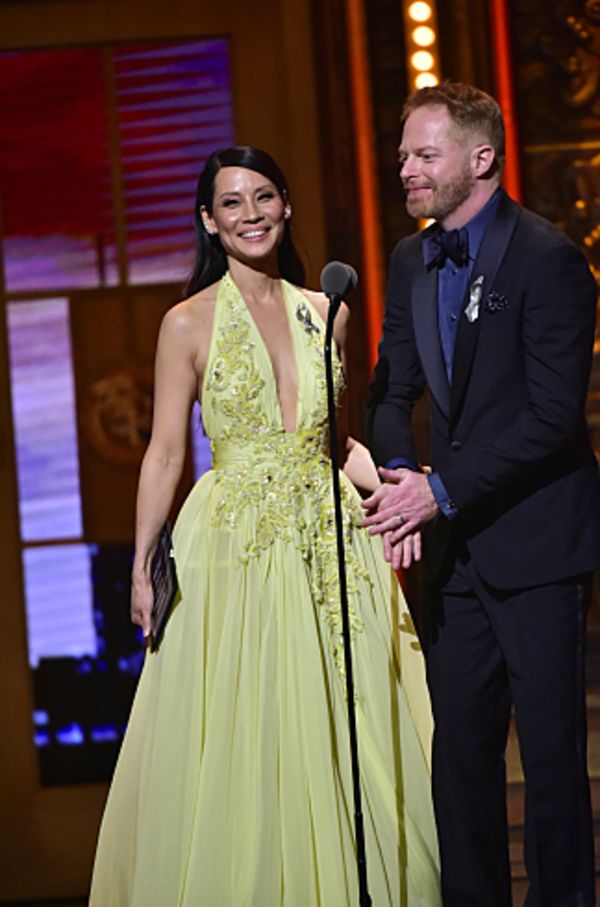 Jesse Tyler Ferguson and Lucy Liu  Photo