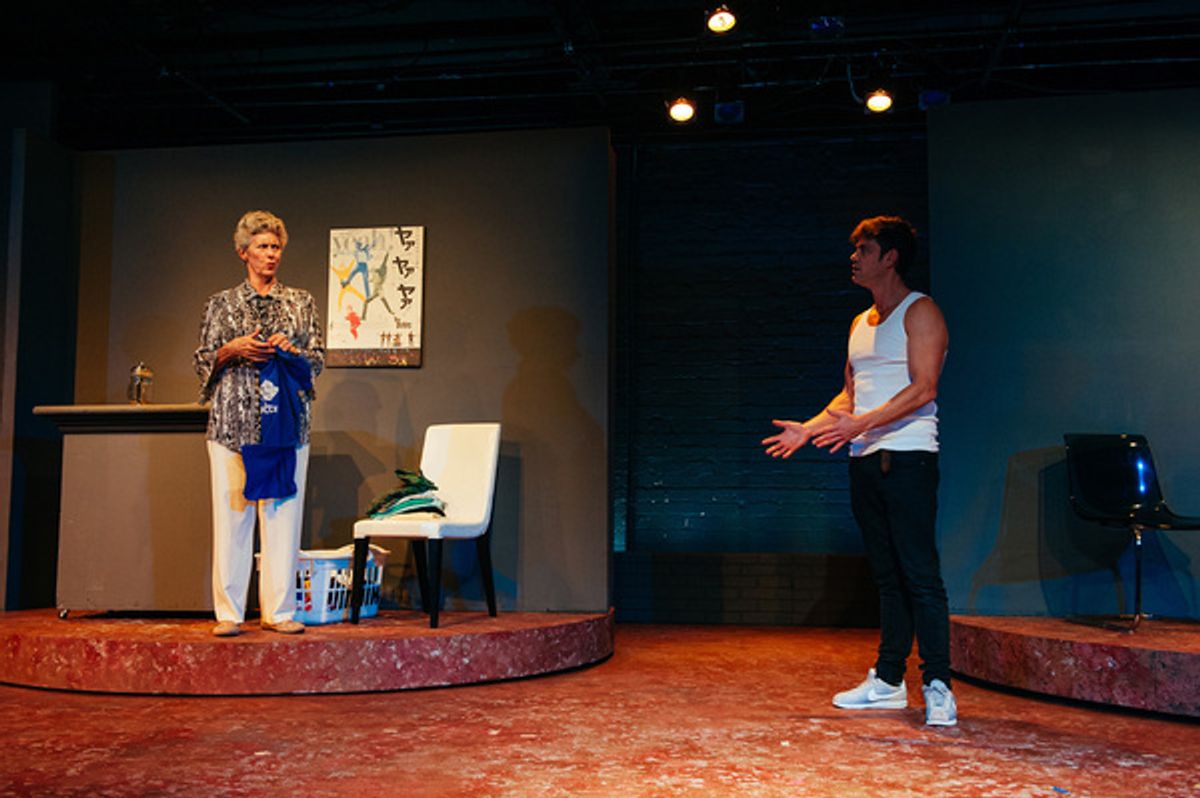 Vivienne Powell and Nathan Sapsford at 