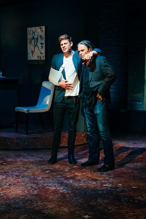 Nathan Sapsford and Shane Connor Photo