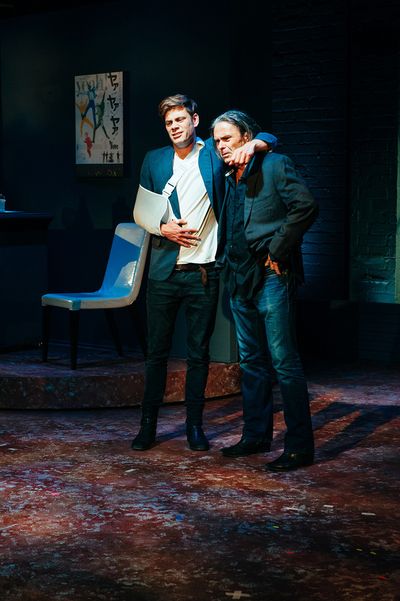 Nathan Sapsford and Shane Connor Photo