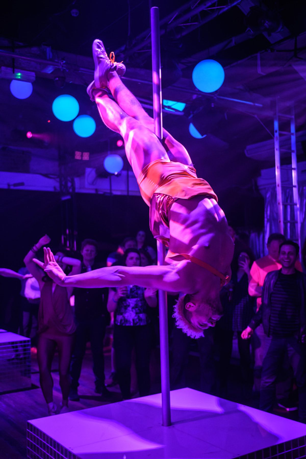 Dominique Kinisky at First Look at THE DONKEY SHOW - A MIDSUMMER NIGHT'S DISCO in London