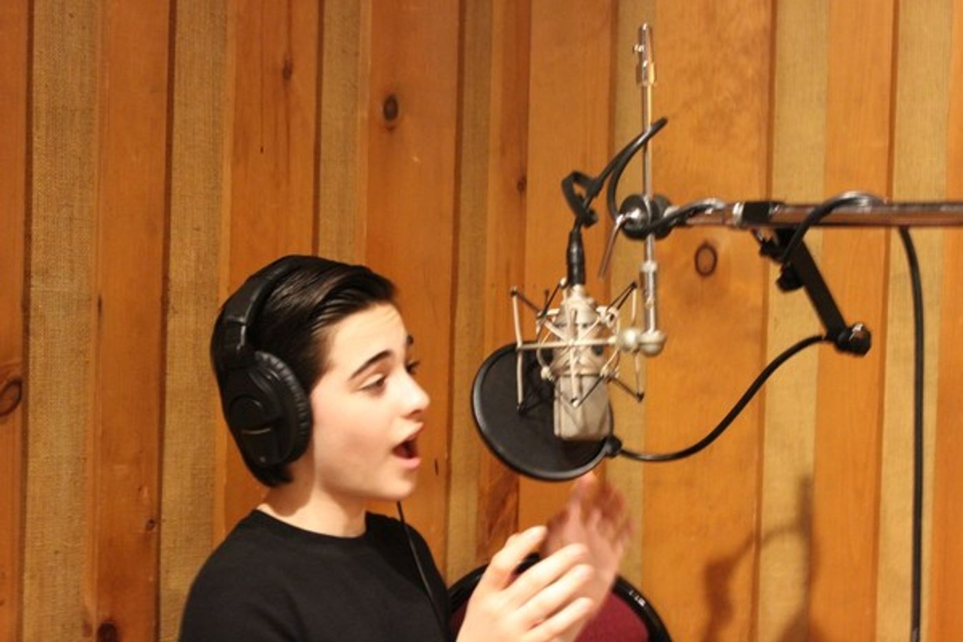 Photo Flash: Inside the Recording Studio with the Cast of York's YOU'RE A GOOD, CHARLIE BROWN  Image