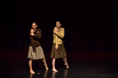 Monica Bill Barnes & Company Perfomers Photo