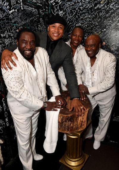 NEW YORK, NY - JUNE 13:  LL Cool J poses with Walter Williams, Eric Grant and Eddie L Photo