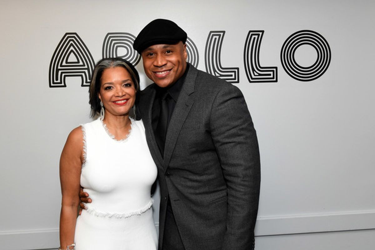 NEW YORK, NY - JUNE 13:  President and Chief Executive Officer of the Apollo Theater Jonelle Procope and LL Cool J attend Prince Walk of Fame Induction and 2016 Spring Gala at The Apollo Theater on June 13, 2016 in New York City.  (Photo by Shahar Azran/W at 