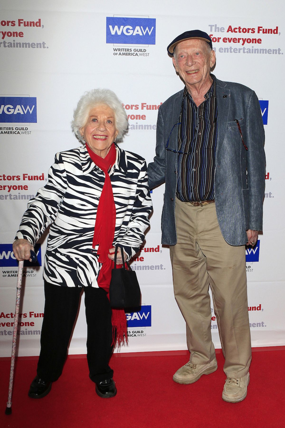 Charlotte Rae, Alan Mandell at 