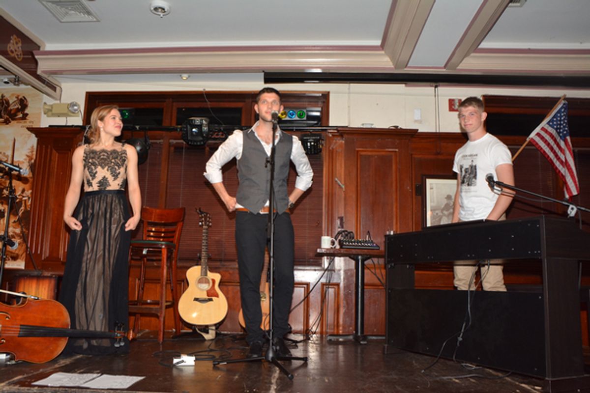 Laura Durrant, Colm Keegan and Mark Keegan at 