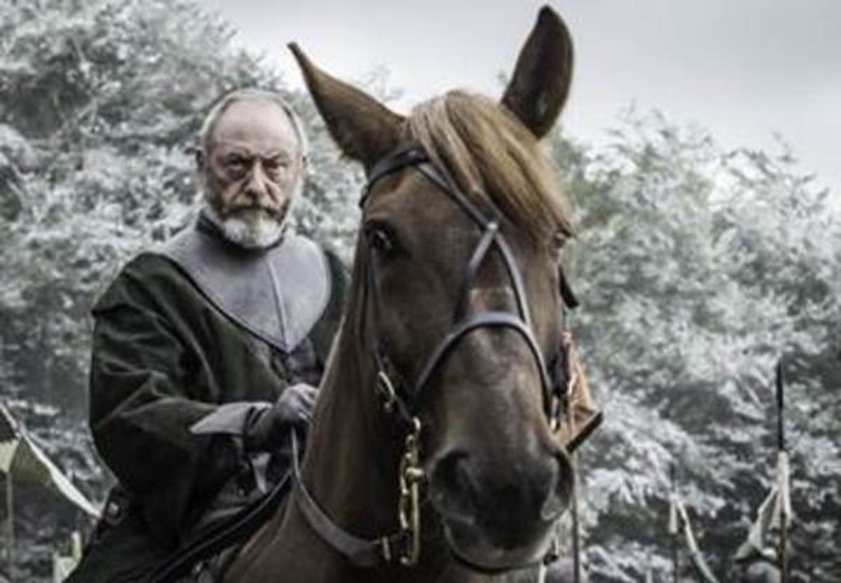 Liam Cunningham as Davos Seaworth Credit: Helen Sloan/HBO at 