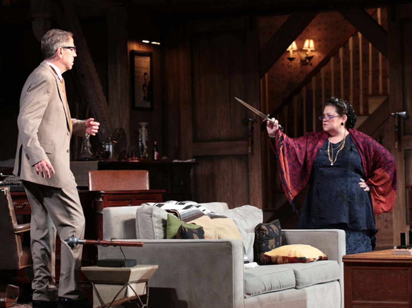 Photo Flash: First Look at DEATHTRAP at Drury Lane Theatre  Image