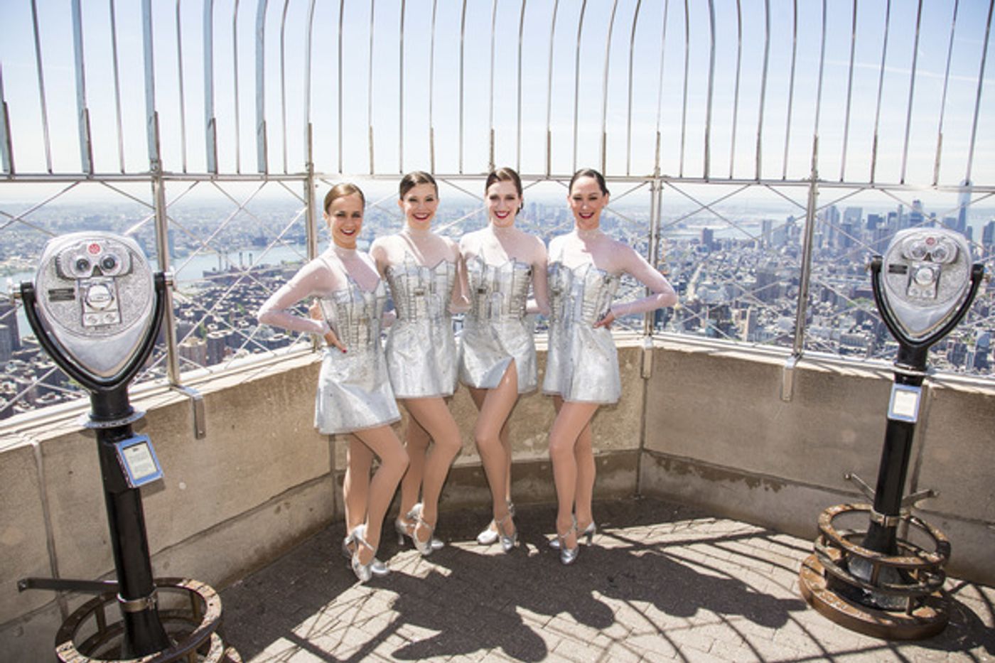 Photo Flash: The Rockettes Light Empire State Building in Celebration of NEW YORK SPECTACULAR Photo Flash: The Rockettes Light Empire State Building in Celebration of NEW YORK SPECTACULAR Image