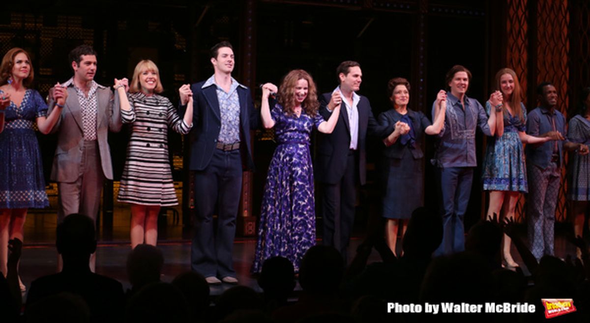 Ben Jacoby, Jessica Keenan Wynn, Scott J. Campbell, Chilina Kennedy, Paul Anthony Stewart and Liz Larsen with the cast  at 