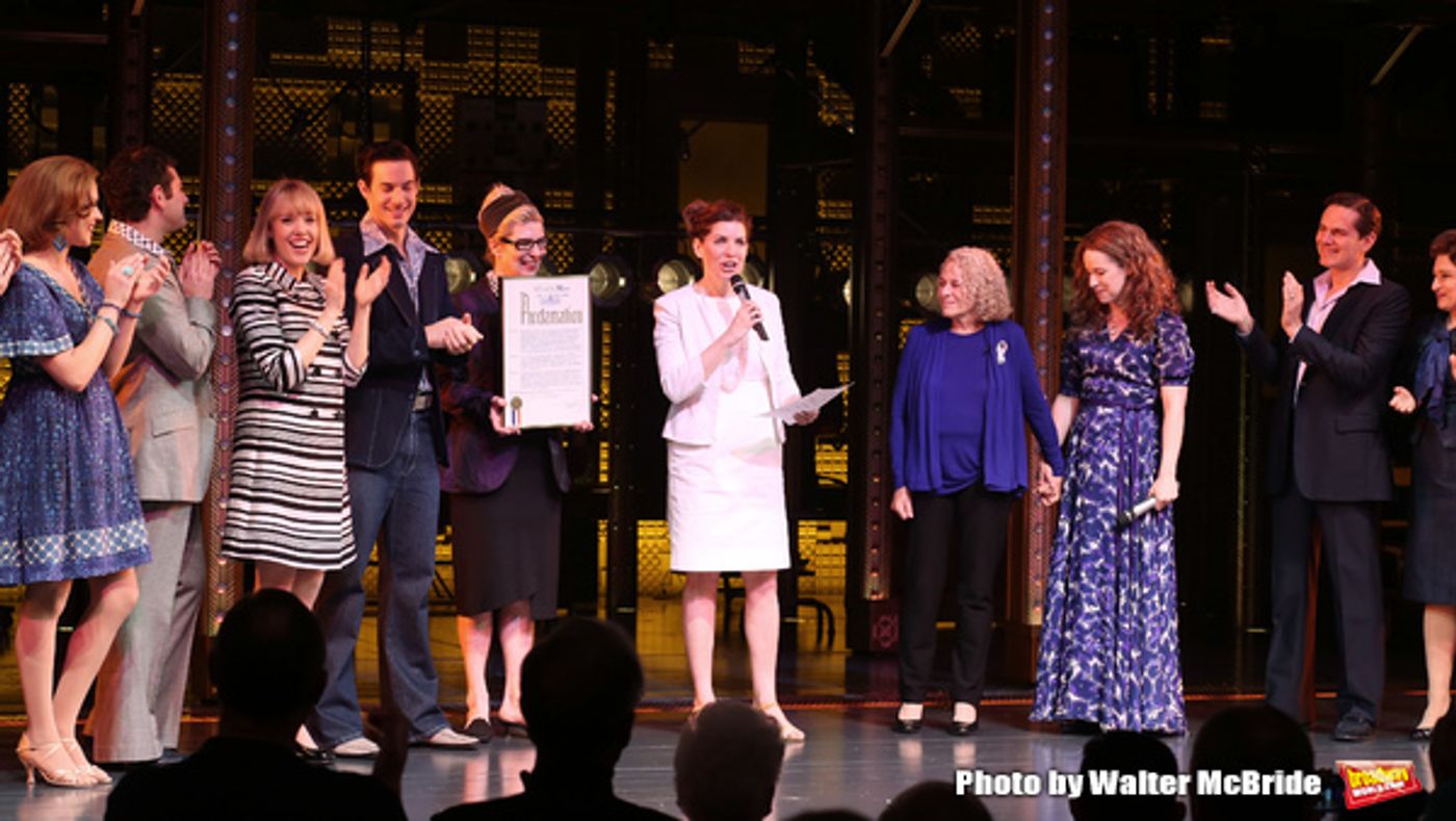 Photo Coverage: Carole King Helps BEAUTIFUL Celebrate 1000 Performances on Broadway!  Image