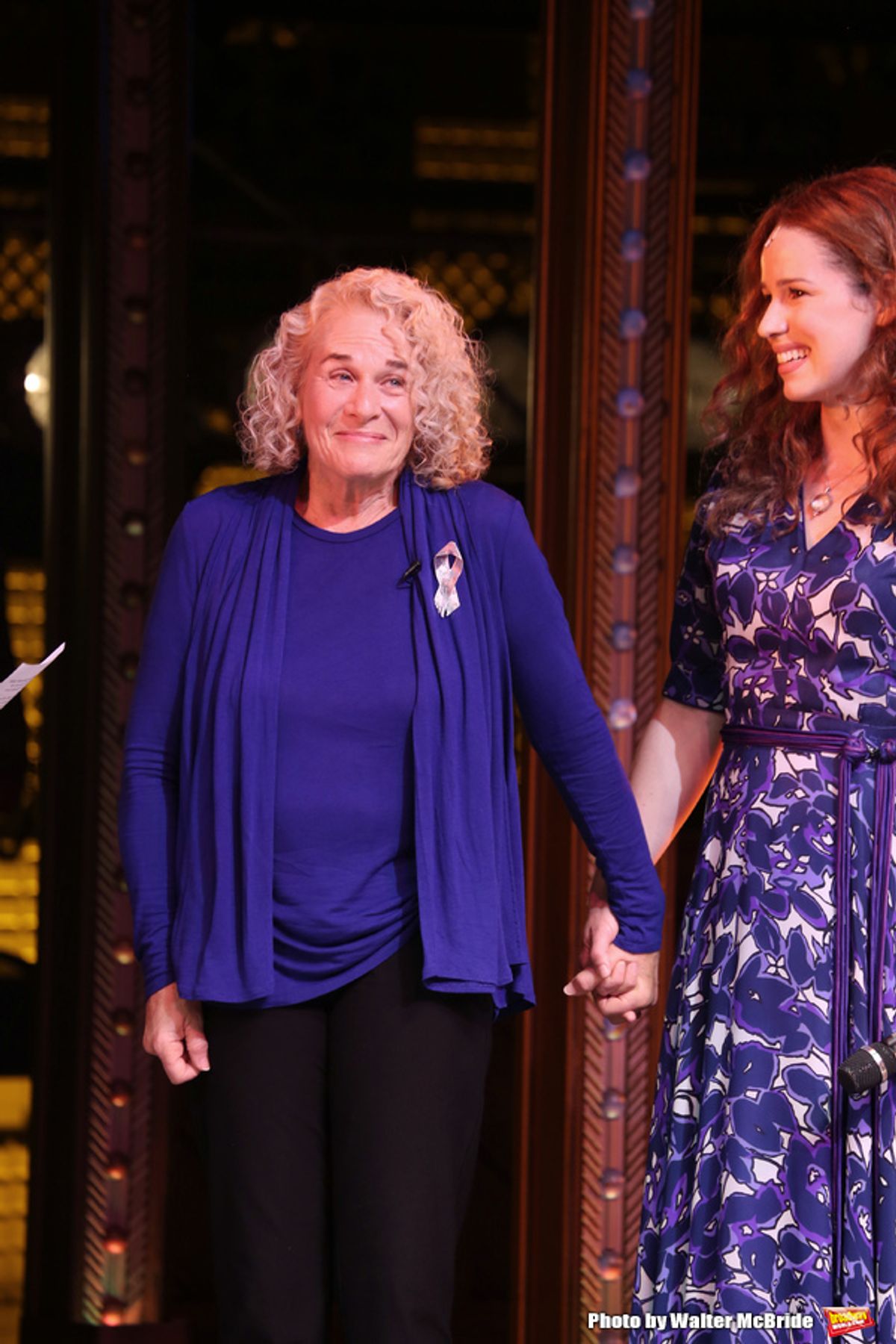 Carole King with Chilina Kennedy at 