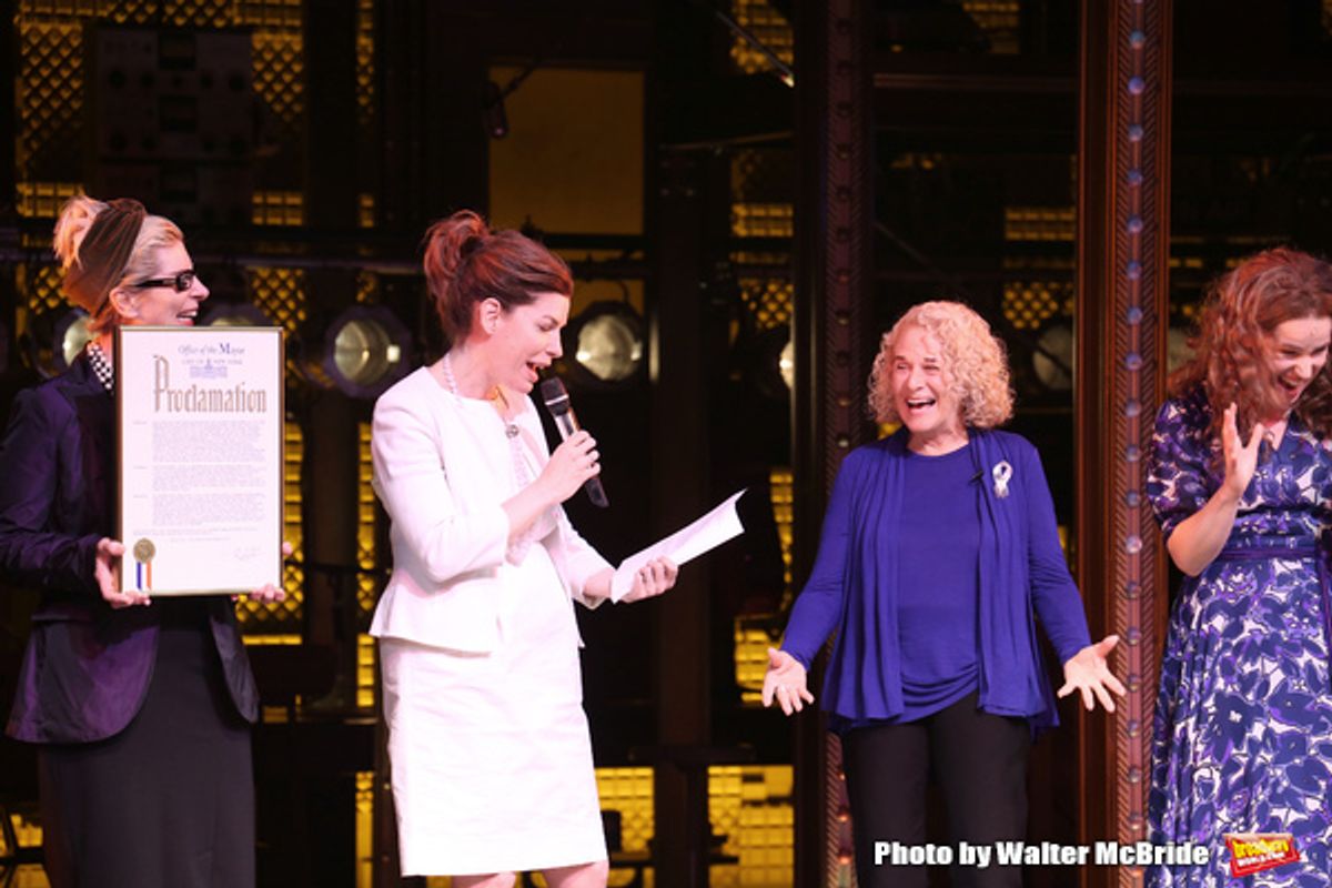 Carole King and Chilina Kennedy at 