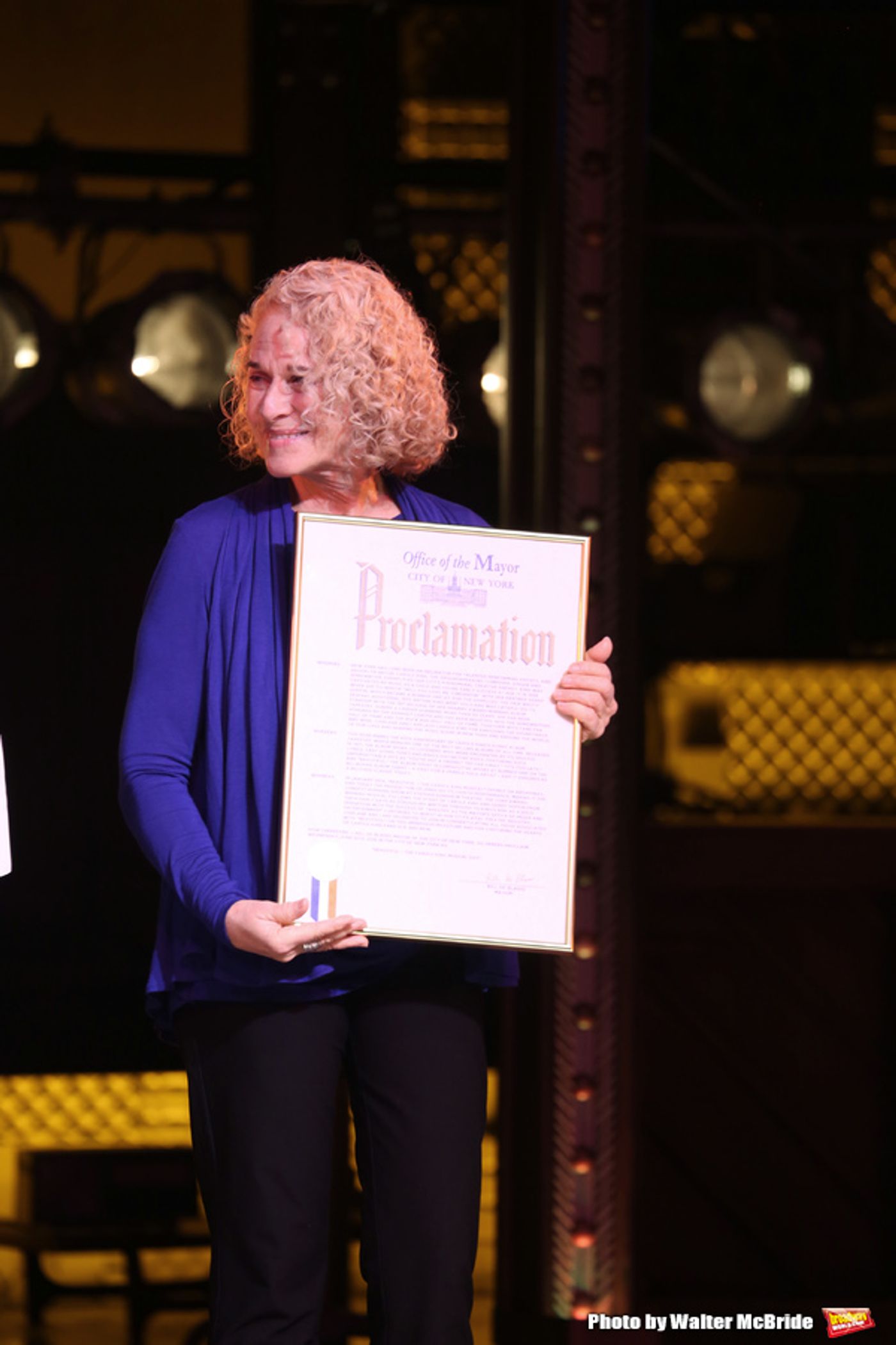 Photo Coverage: Carole King Helps BEAUTIFUL Celebrate 1000 Performances on Broadway!  Image