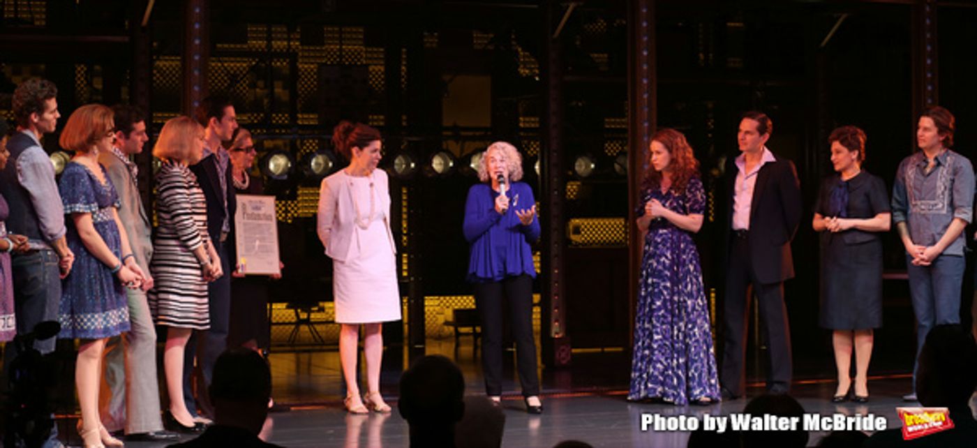 Photo Coverage: Carole King Helps BEAUTIFUL Celebrate 1000 Performances on Broadway!  Image