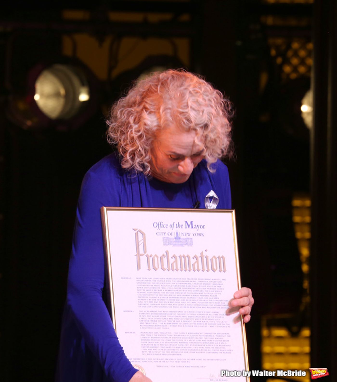 Photo Coverage: Carole King Helps BEAUTIFUL Celebrate 1000 Performances on Broadway!  Image