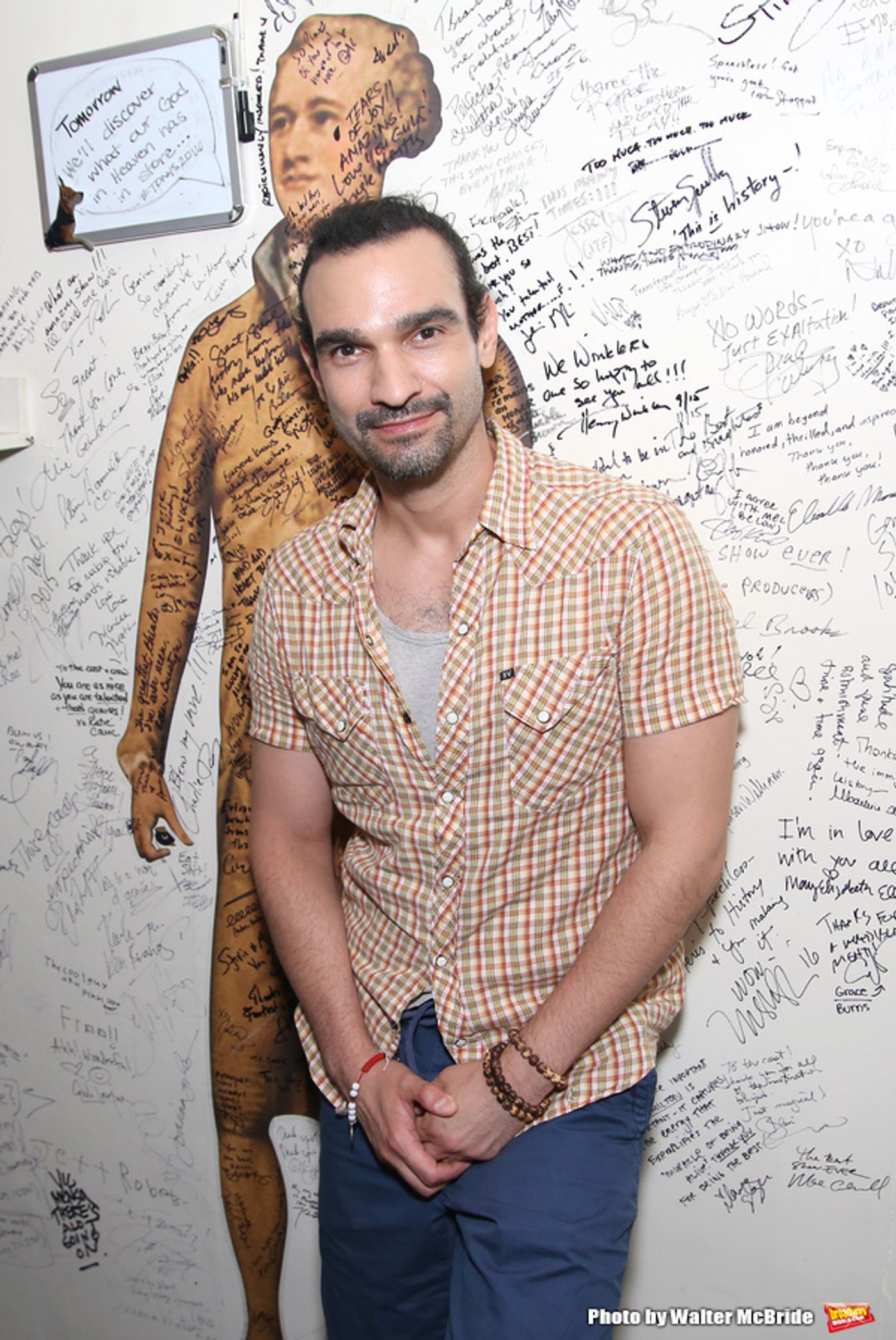 Exclusive Photo Coverage: Hangin' with the Hamiltons- Backstage with Lin-Manuel Miranda & Javier Muñoz!  Image