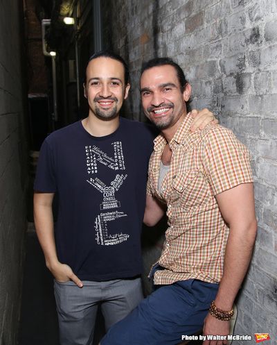 Lin-Manuel Miranda and  Javier Munoz Photo