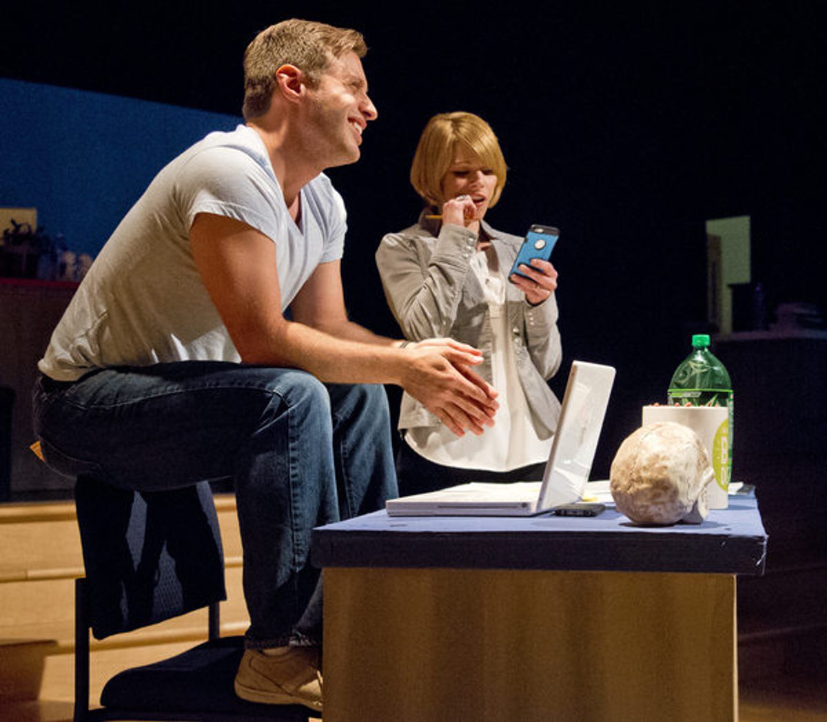 Scenes from Milburn Stone's Title of Show at Elkton Station (photo by Scott Serio) at 