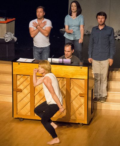 Scenes from Milburn Stone's Title of Show at Elkton Station (photo by Scott Serio) Photo