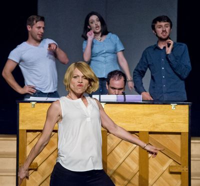 Scenes from Milburn Stone's Title of Show at Elkton Station (photo by Scott Serio) Photo