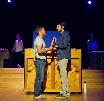 Scenes from Milburn Stone's Title of Show at Elkton Station (photo by Scott Serio) Photo