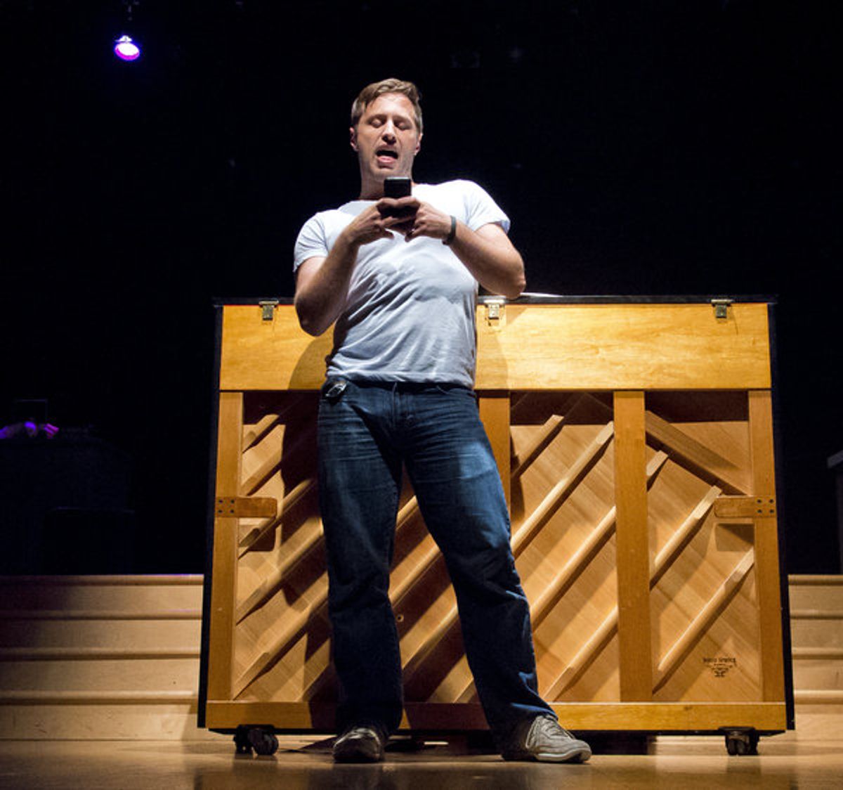 Scenes from Milburn Stone's Title of Show at Elkton Station (photo by Scott Serio) at 