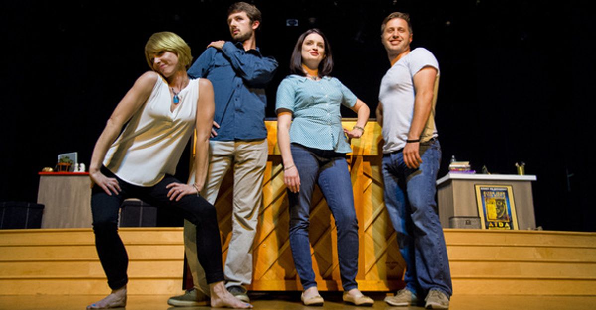 Scenes from Milburn Stone's Title of Show at Elkton Station (photo by Scott Serio) at 