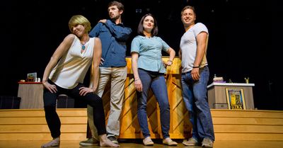 Scenes from Milburn Stone's Title of Show at Elkton Station (photo by Scott Serio) Photo